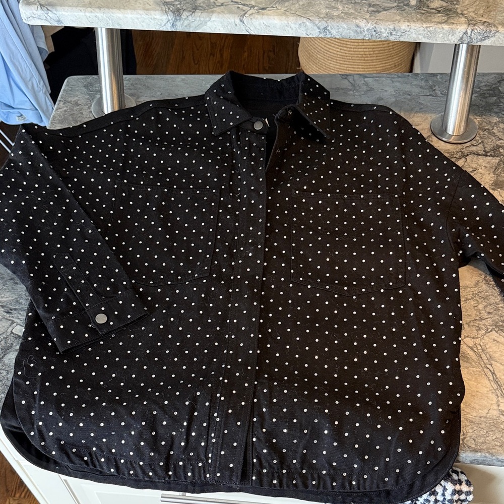 Zara Black Oversized Shacket